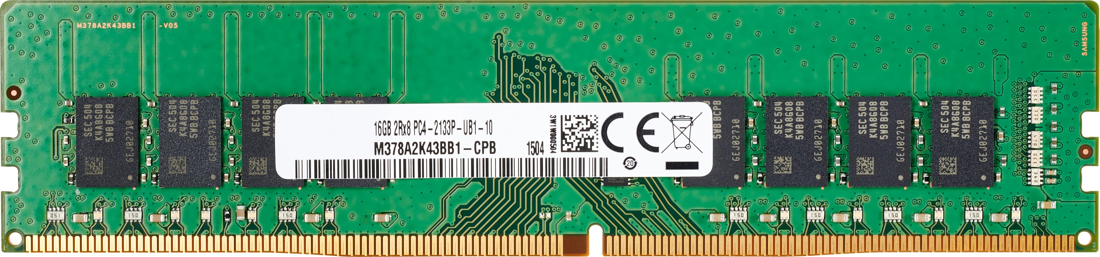 DDR4 - MODULE - 8 GO - DIMM 288 BROCHES - 2666 MHZ / PC4-21300 - 1.2 V - MÉMOIRE SANS TAMPON - ECC - POUR WORKSTATION Z2 G4