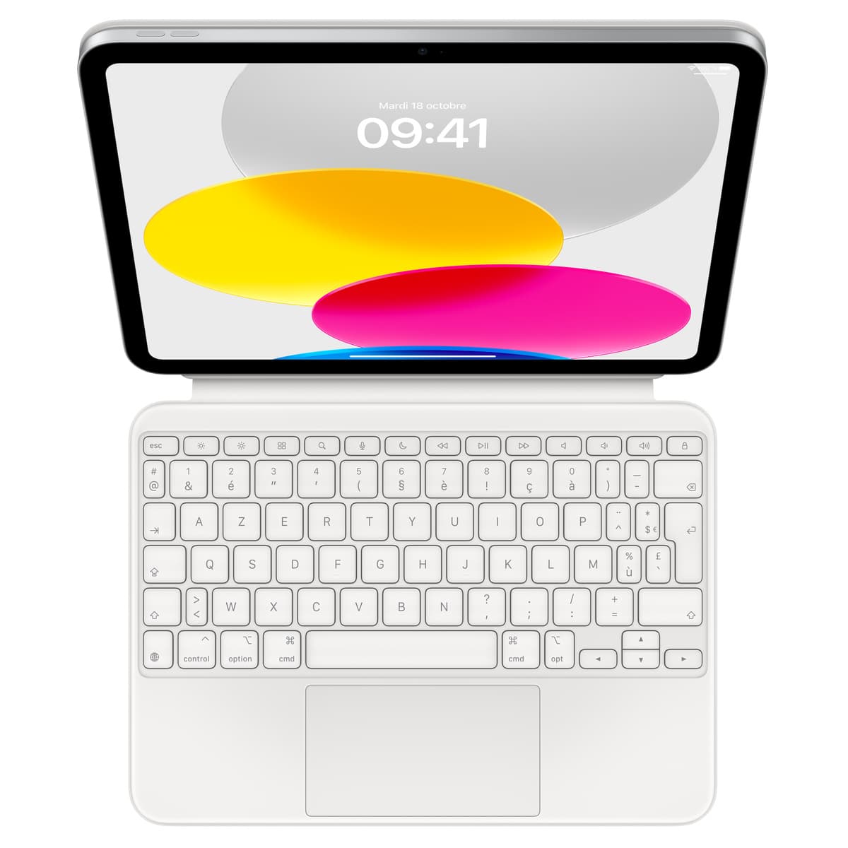 APPLE MAGIC KEYBOARD FOLIO - CLAVIER ET ÉTUI - AVEC TRACKPAD - APPLE SMART CONNECTOR - AZERTY - FRANÇAIS - POUR IPAD WI-FI (10ÈME GÉNÉRATION)