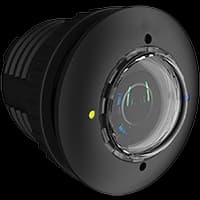 12MP HEMISPHERIC M73/S74 WITH IR CUT FILTER FOR DAY AND NIGHT USE, MAX. RESOLUTION: 4K UHD 2880X2880, IP66, BLACK