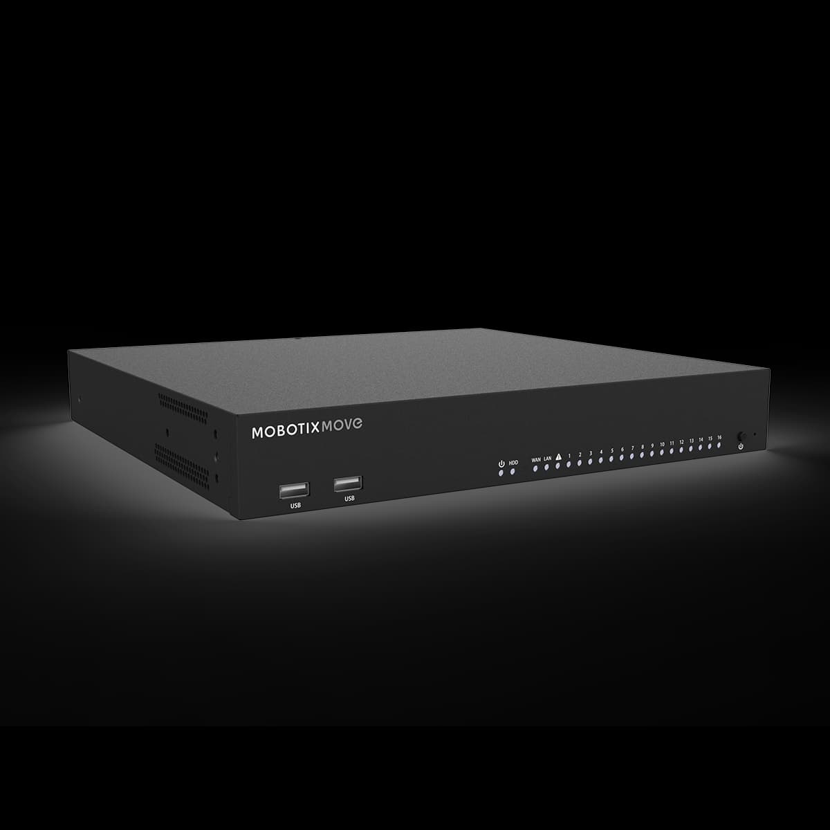 MOBOTIX MOVE NVR NETWORK VIDEO RECORDER WITH 16 INTEGRATED POE IP CAMERA CHANNELS (SUPPORT OF UP TO 24 IP CAMERAS IN TOTAL) ¥ 8GB RAM INTEGRATED ¥ MAX. STORAGE CAPACITY NET: 28 TB (2X 3.5" SATA3) ¥ SUPPLIED WITHOUT HARD DISKS (NOT AVAILABLE VIA MOBOTIX) ¥ IP DATA THROUGHPUT (LIVE & RECORDING): MAX. 240 MBPS ¥ RECORDING COMPRESSION: H.264 / H.265 ¥ SUPPORTS ONVIF S COMPLIANT THIRD-PARTY CAMERAS ¥ APP REMOTE ACCESS (IOS / ANDROID), LIVE, PLAYBACK ¥ CMS (CENTRAL MONITORING SOFTWARE) REMOTE ZUGRIFF ¥ INTEGRIERATED IN MOBOTIX HUB VMS ¥ ISCSI NAS STORAGE SUPPORT ¥ INCL. POWER CONNECTION CABLE WITH EU PLUG (CABLE WITH US/GB/AU PLUG AVAILABLE ON REQUEST) ¥ WARRANTY: 5 YEARS (EXCL. HDD'S)