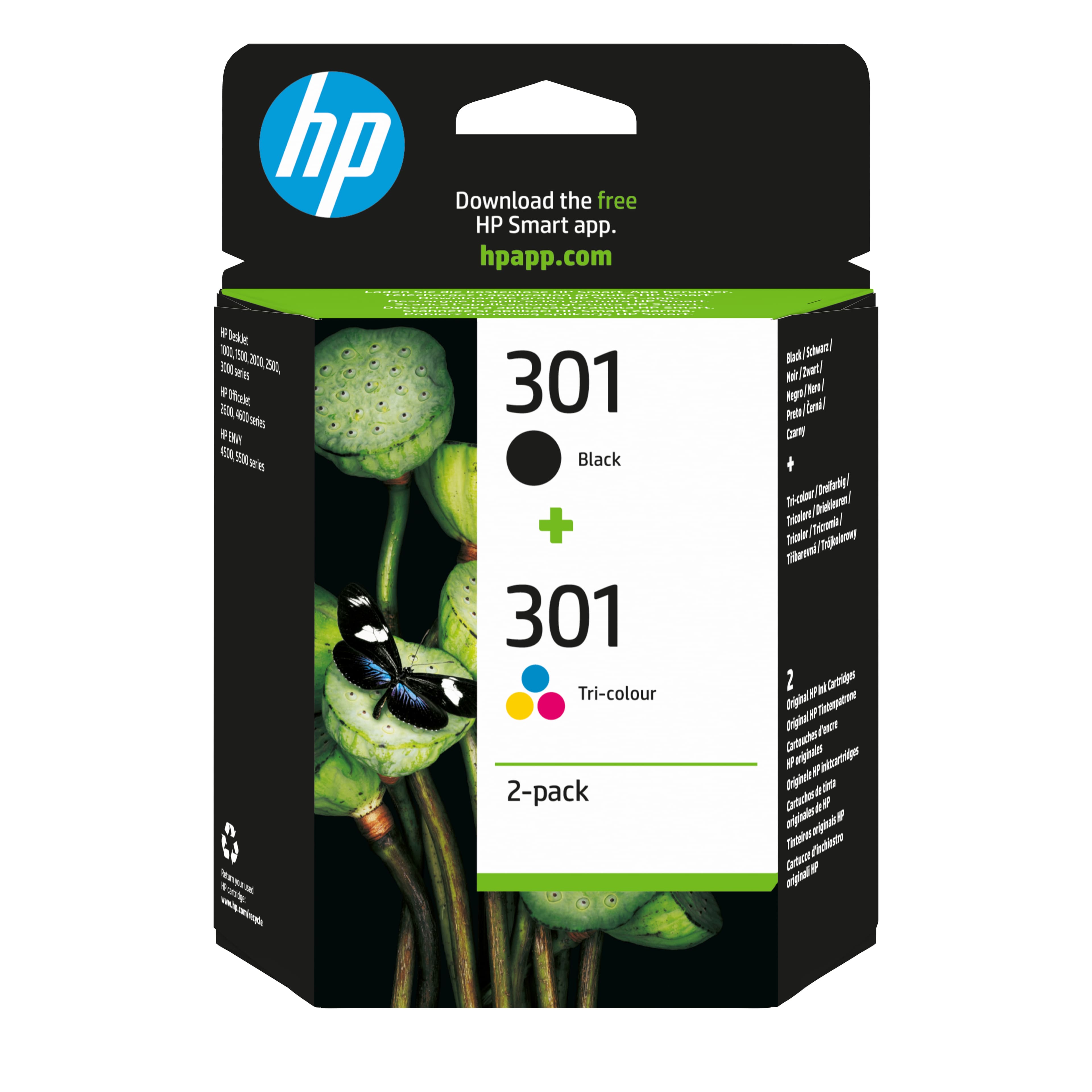 301 PACK BK/CL HP BLISTER ALARMÉ