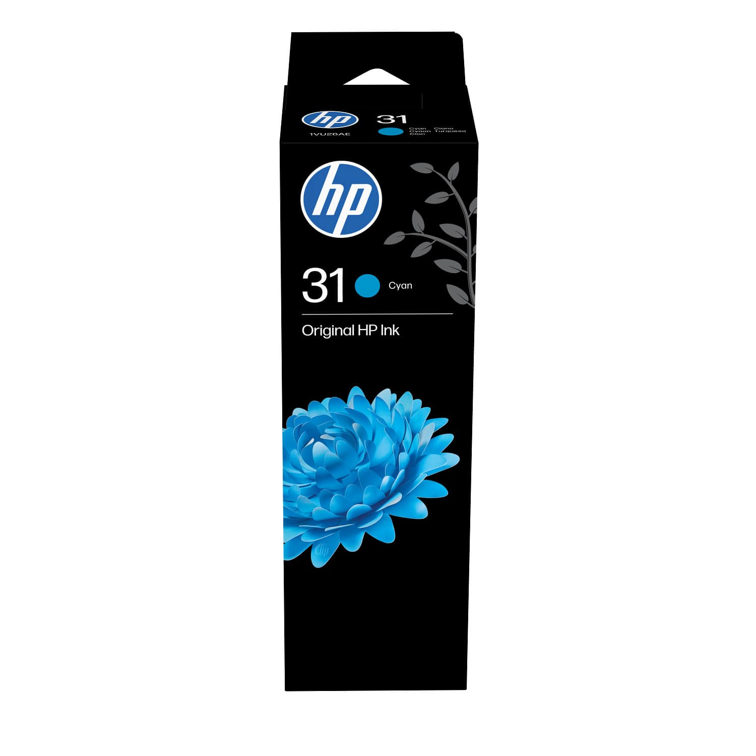 HP 31 - 70 ML - CYAN - ORIGINAL - RECHARGE D'ENCRE - POUR SMART TANK 5105, 67X, 70XX, 73XX, 750, 76XX, SMART TANK PLUS 55X, 570, 655