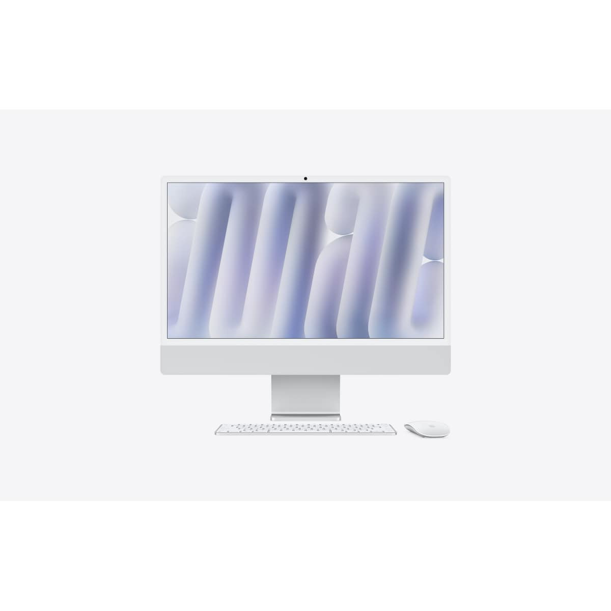 APPLE IMAC WITH 4.5K RETINA DISPLAY - TOUT-EN-UN M4 - RAM 16 GO - SSD 256 GO - APPLE M4 10-CORE - GIGABIT ETHERNET, IEEE 802.11AX (WI-FI 6E), BLUETOOTH 5.3 - MACOS SEQUOIA 15.0 - MONITEUR : LED 24" 4480 X 2520 (4.5K) - CLAVIER : FRANÇAIS - ARGENT