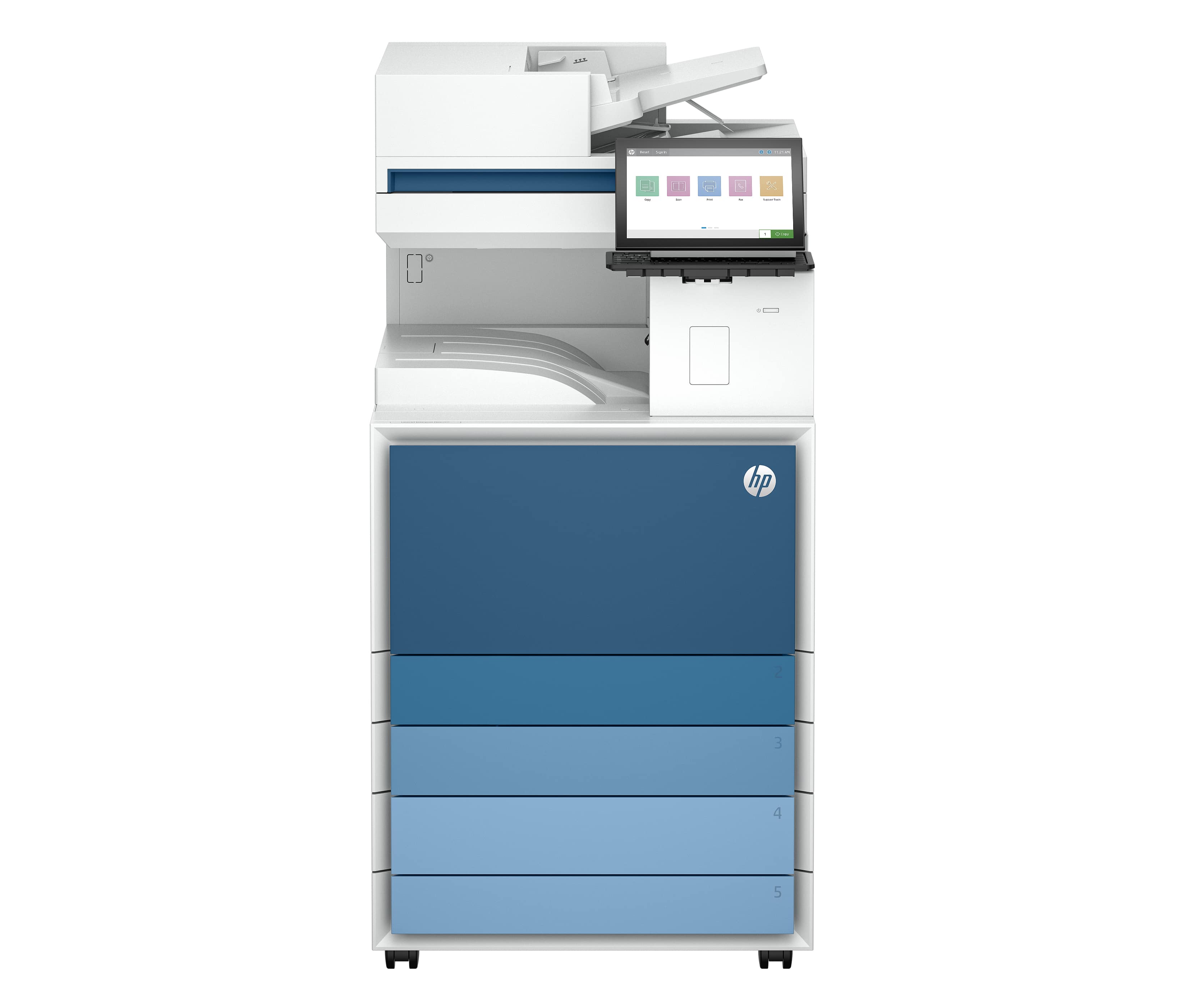 HP LASERJET ENTERPRISE FLOW MFP 8601Z - IMPRIMANTE MULTIFONCTIONS - NOIR ET BLANC - LASER - A3 (297 X 420 MM), A4 (210 X 297 MM), LEGAL (216 X 356 MM) (ORIGINAL) - A3/LEDGER (SUPPORT) - JUSQU'À 70 PPM (COPIE) - JUSQU'À 70 PPM (IMPRESSION) - 2180 FEUILLES