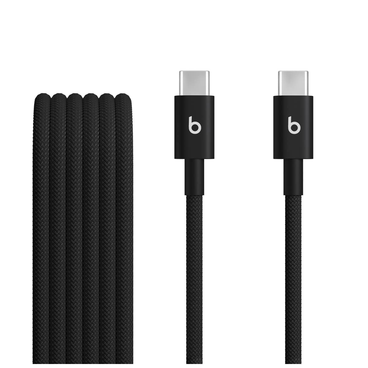 BEATS - CÂBLE USB - USB-C (M) POUR USB-C (M) - USB 2.0 - 1.5 M - CHARGEMENT RAPIDE JUSQU'À 60 W - NOIR