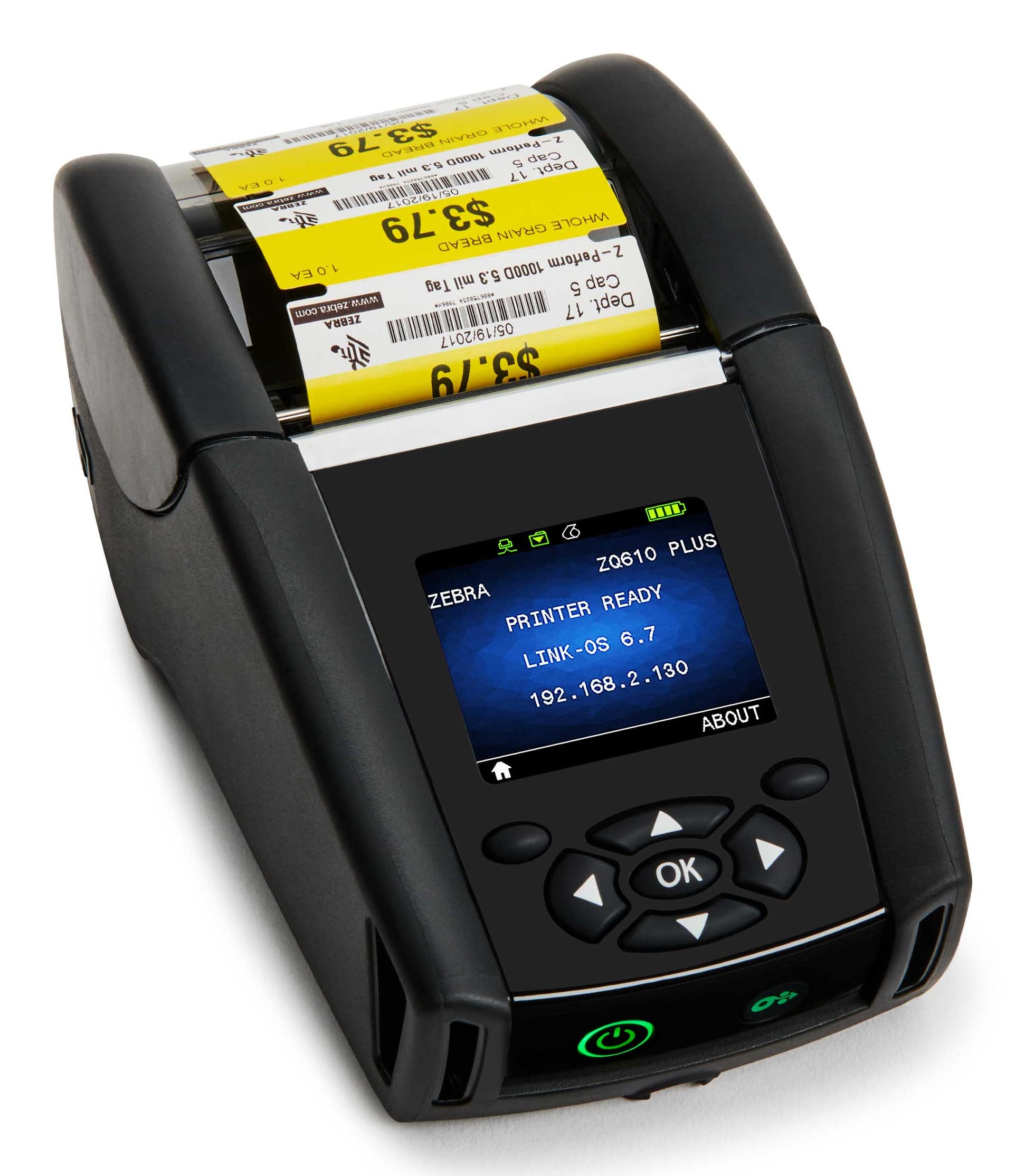 DT PRINTER ZQ610 PLUS 2IN/48MM EN/LAT FONTS WI-FI 6 DUAL RADIO