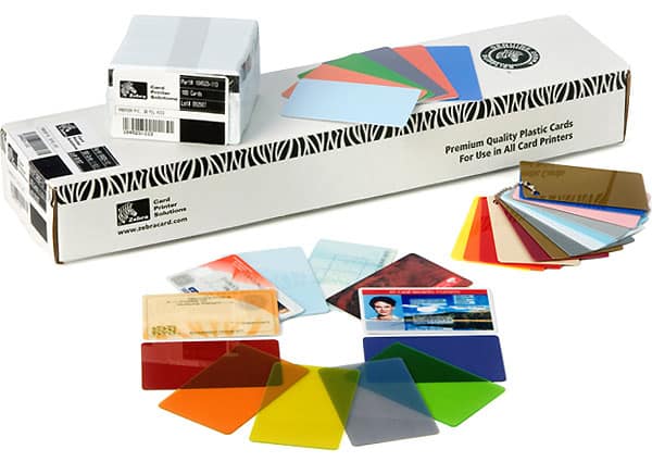 500-PK PVC CARDS 30MIL SILVER .