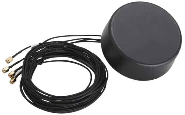 FXR90 4G/5G/GPS ANTENNA 1M CBL 4X SMA MALE CONNECTORS BLACK