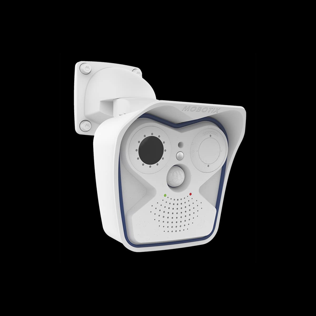 IP THERMOGRAPHIC CAMERA TR WITH GERMANIUM LENS: B079 EQUIVALENT, HORIZONTAL/VERTICAL IMAGE ANGLE 45¡/35¡ ¥ ONVIF-COMPLIANT MX6 SYSTEM PLATFORM (2ND GENERATION) WITH H.264, MXPEG+ AND M-JPEG ¥ THERMAL RADIOMETRY (TR): CALIBRATED THERMAL SENSOR FOR TEMPERATURE EVENTS FROM -40 TO 550¡C (-40 TO 1022¡F) ¥ NETD TYP. 50 MK, <79 MK, IR RANGE 7.5 TO 13.5 MICROMETER, UNCOOLED MICRO BOLOMETER, UP TO 9 FRAMES PER SECOND (9 HZ), 336 X 252 PIXELS (CAN BE SCALED UP TO 6MP) ¥ OPTIONAL OPTICAL 6MP SENSOR MODULE (TO BE ORDERED INDIVIDUALLY) ¥ IP66/IK07, -40 TO 60¡C (-40 TO 140¡F) ¥ INTERNAL DVR: 4 GB MICROSD ¥ SYSTEM COMPONENTS: SPEAKER AND MICROPHONE (INSIDE HOUSING), PIR SENSOR, TEMPERATURE SENSOR, MXACTIVITYSENSOR, SHOCK DETECTOR ¥ VARIOFLEX WALL MOUNT (CAN BE USED WITH ADDITIONAL CEILING MOUNT MX-DH-M24-SECUREFLEX AND POLE MOUNT MX-MH-SECUREFLEX-ESWS), ETHERNET PATCH CABLE 0.5 M/1.65 FT ¥ INTERFACES: ETHERNET 10/100 (RJ45), MXBUS, USB; IO AND RS232 VIA ADDITIONAL MX INTERFACE BOX ¥ INCL. 1 BLIND MODULE (MX-SM-BLIND-PW)